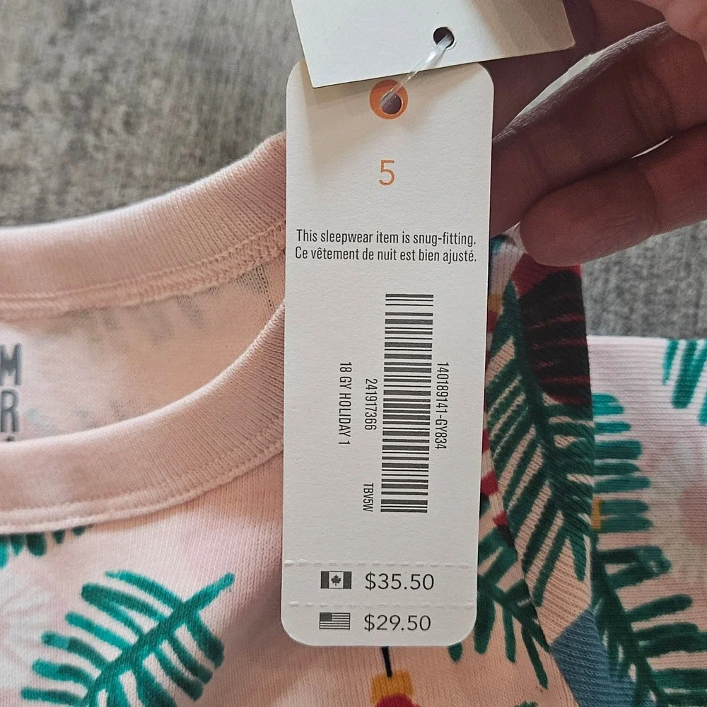 Gymboree Pajama Set Lot of 2 Size 5 NEW Thanksgiving Christmas PJs Holiday Fall